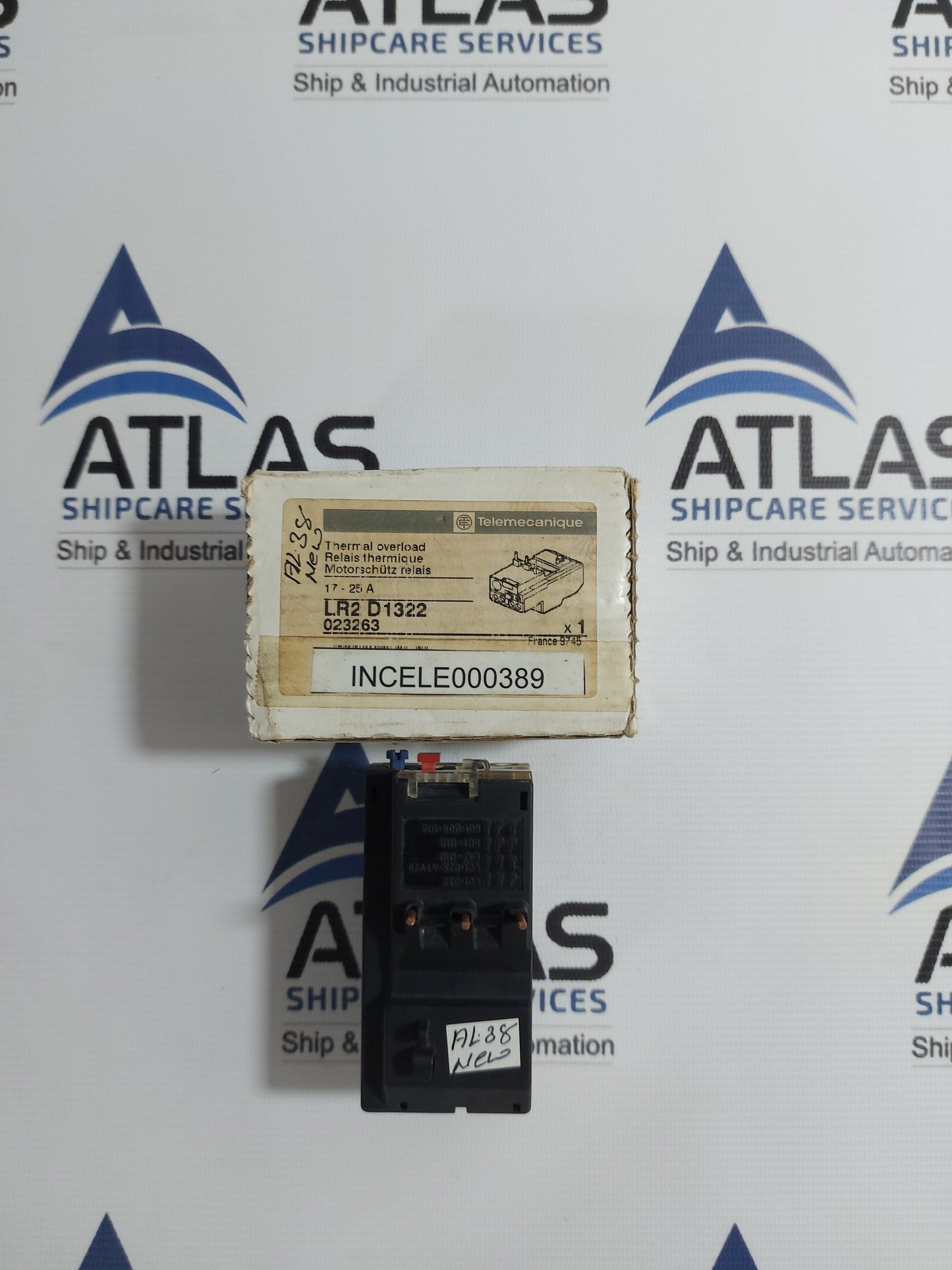 TELEMECANIQUE LR2 D1322 THERMAL OVERLOAD RELAY 17-25A