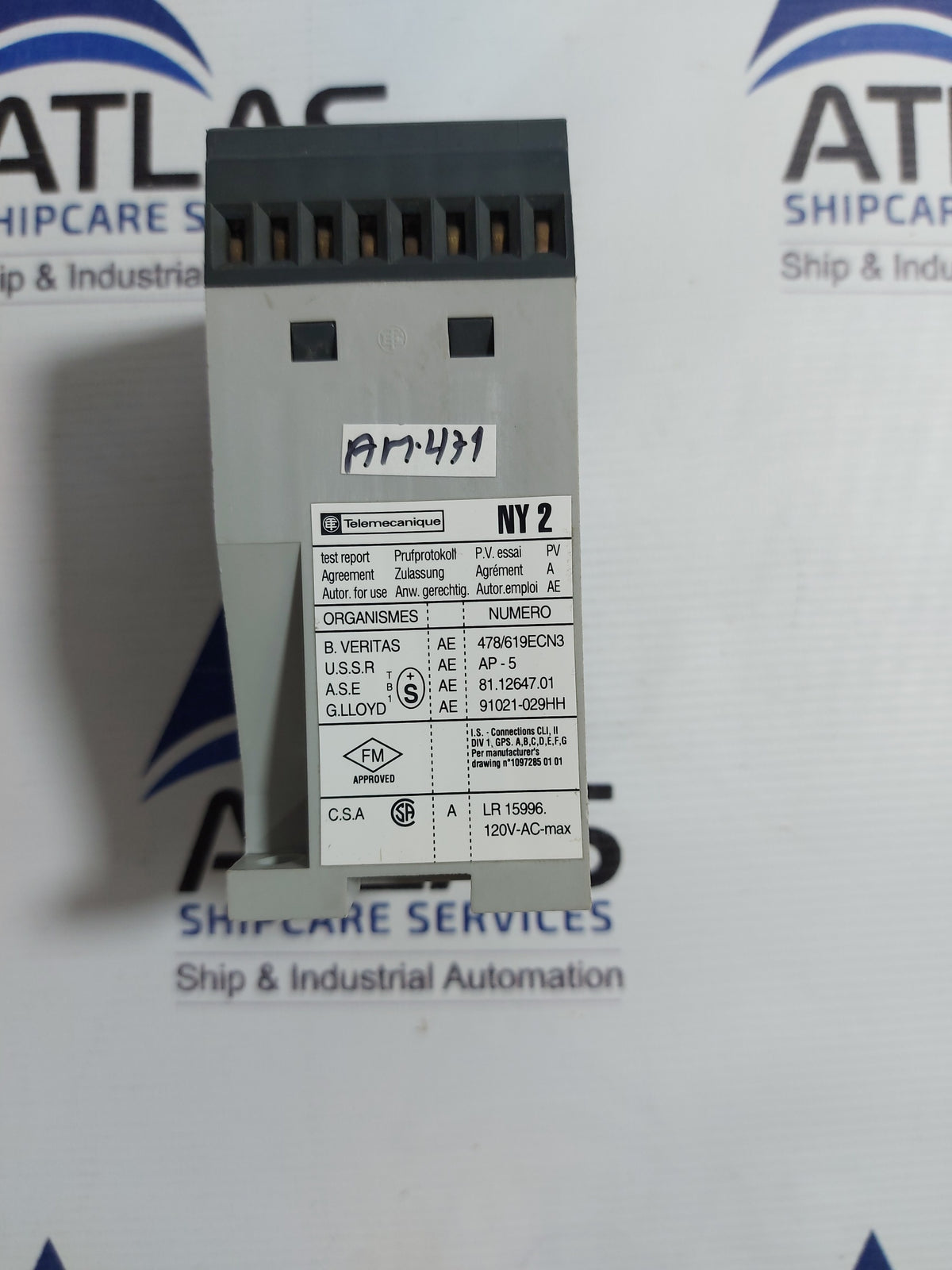 TELEMECANIQUE NY2 B31 SAFETY BARRIER RELAY