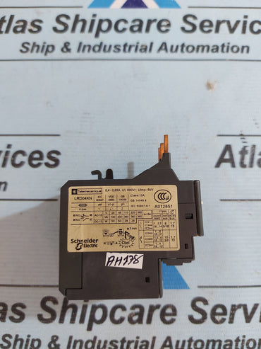 TELEMECANIQUE SCHNEIDER LRD04KN 0.4 - 0.63A THERMAL OVERLOAD RELAY