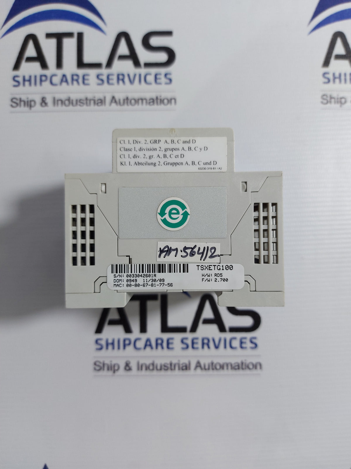 TELEMECANIQUE TSXETG100 ETHERNET GATEWAY MODULE