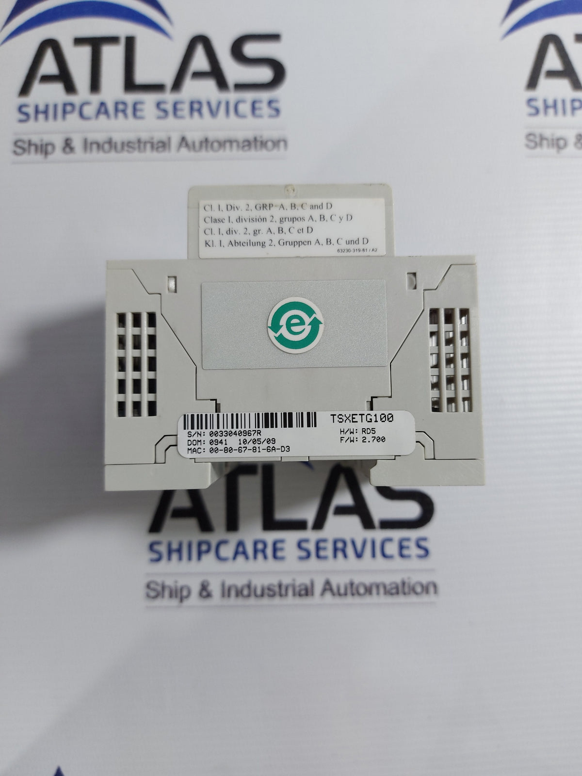 TELEMECANIQUE TSXETG100 ETHERNET GATEWAY MODULE