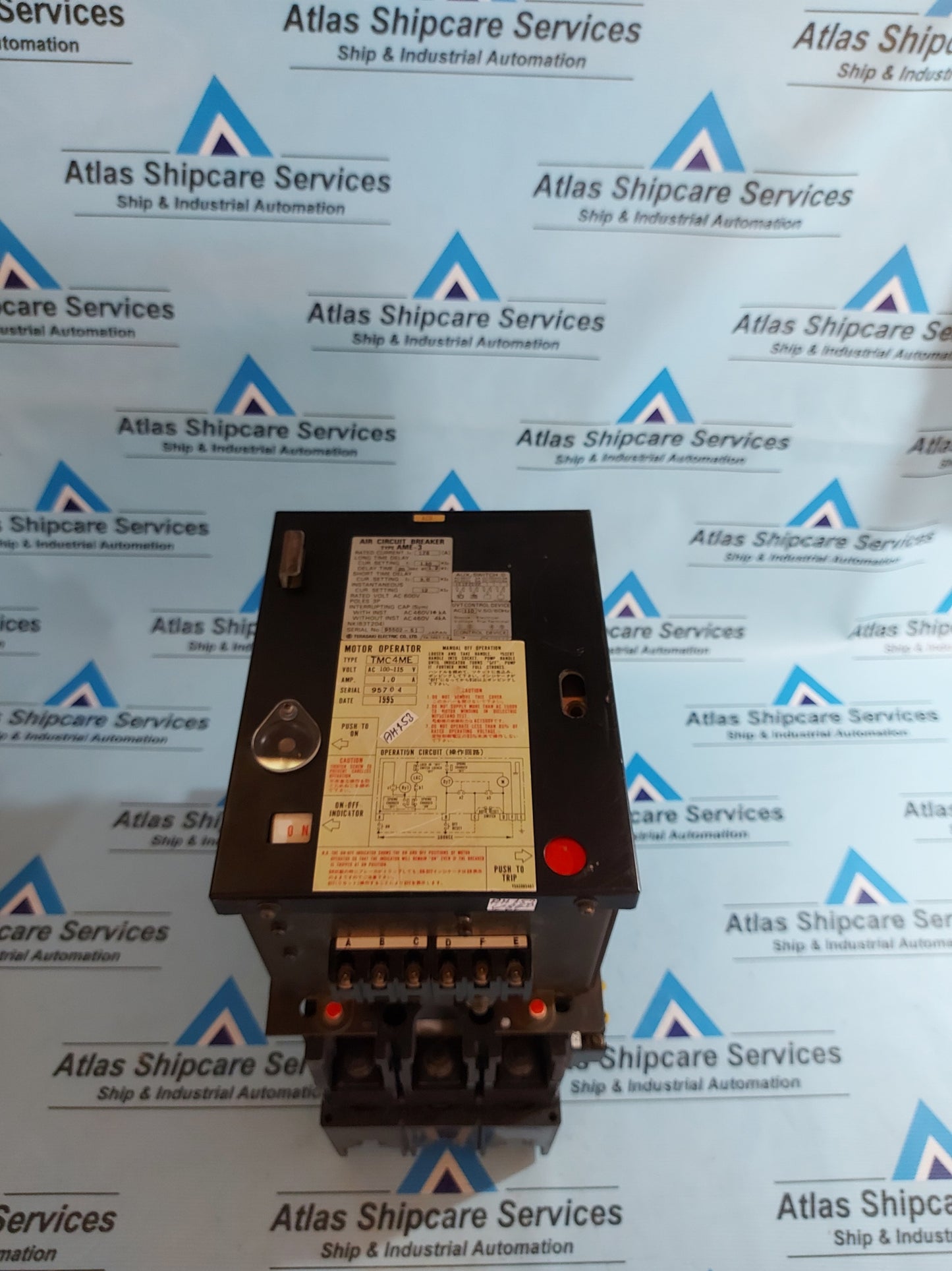 TERASAKI AME-3 AIR CIRCUIT BREAKER MOTOR OPERATED 128A 100-115V 3 POLE