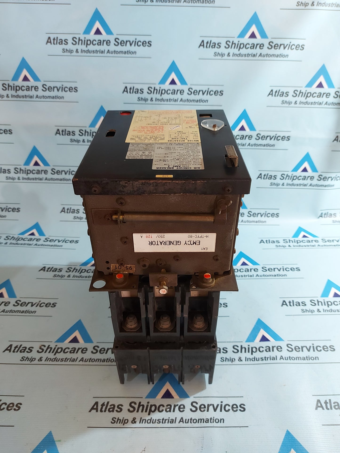 TERASAKI AME-3 AIR CIRCUIT BREAKER MOTOR OPERATED 128A 100-115V 3 POLE