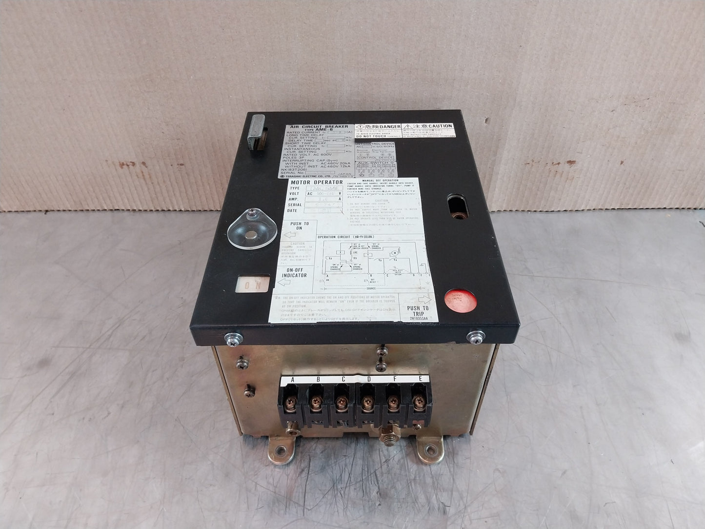 TERASAKI AME-6 AIR CIRCUIT BREAKER