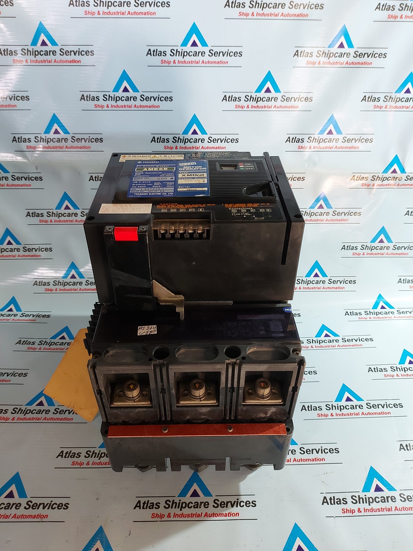 TERASAKI AME6B 3 POLE AIR CIRCUIT BREAKER 500A