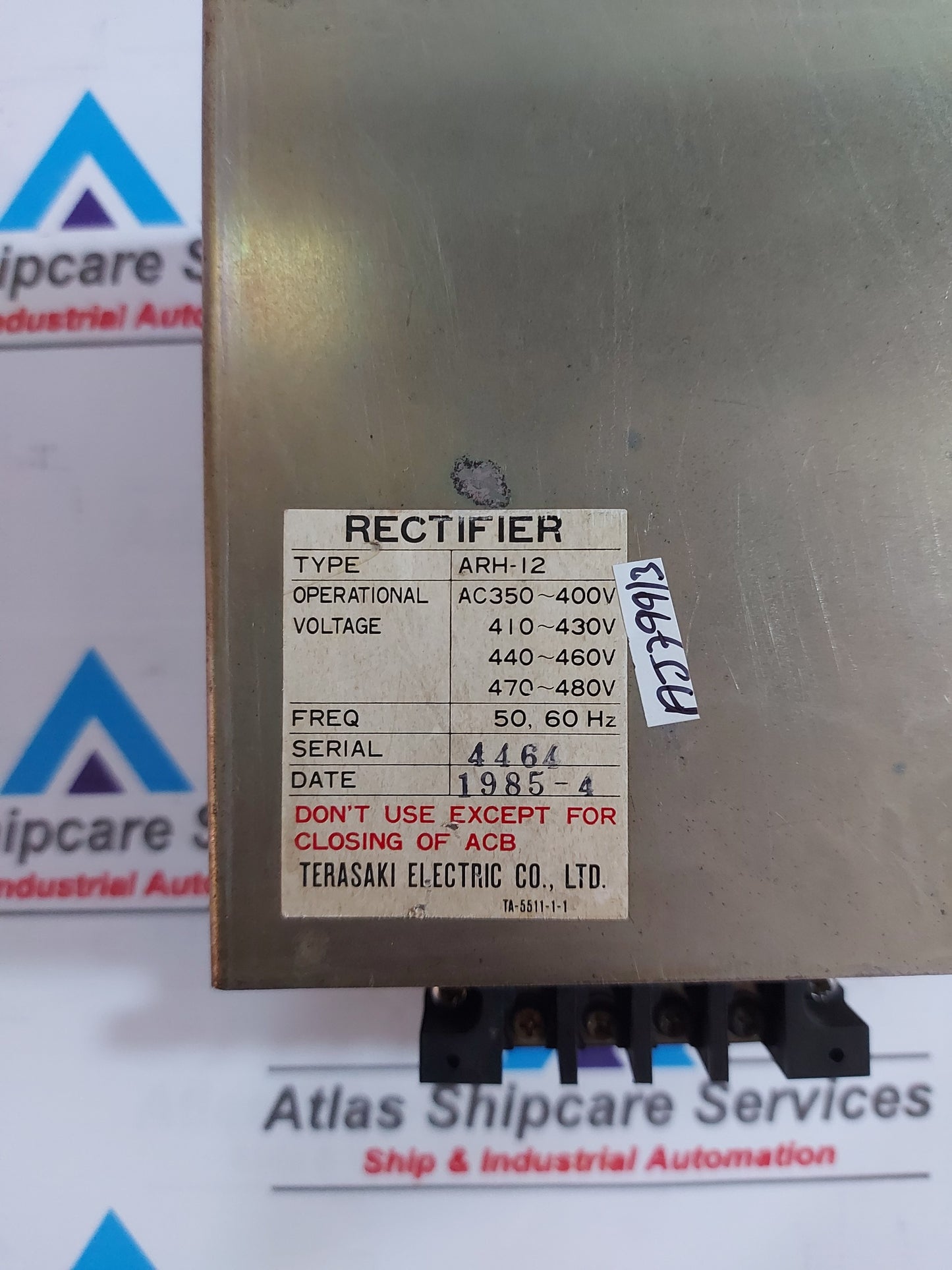 TERASAKI ARH-12 RECTIFIER