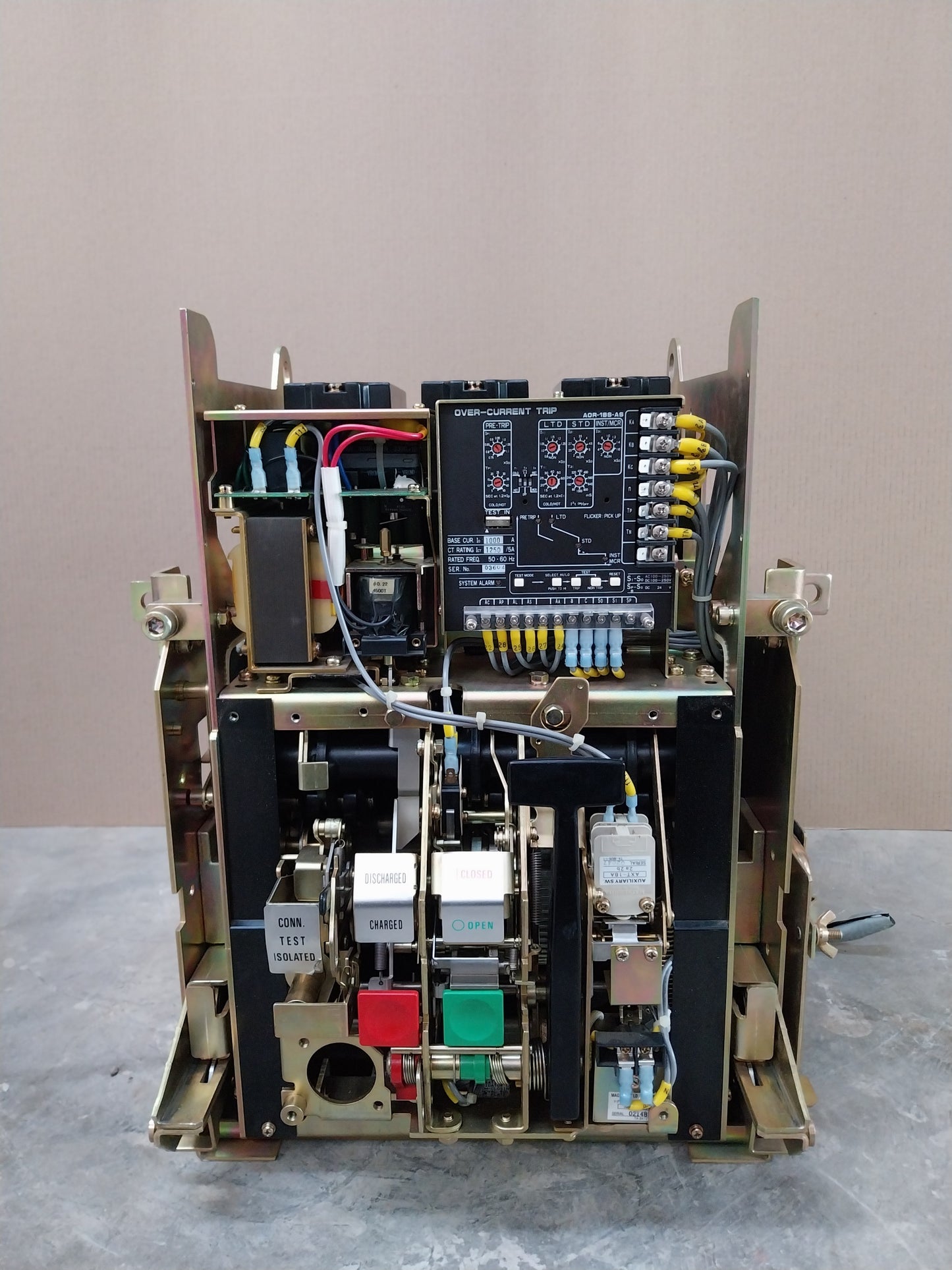 TERASAKI AT12 TEMPOWER 3 POLE AIR CIRCUIT BREAKER 1250A