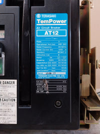TERASAKI AT12 TEMPOWER 3 POLE AIR CIRCUIT BREAKER 1250A