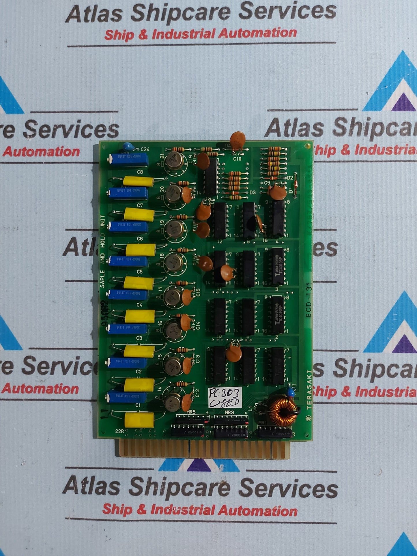 TERASAKI ECD-131 SAPLE AND HOLD UNIT PCB CARD K/767/503-001A