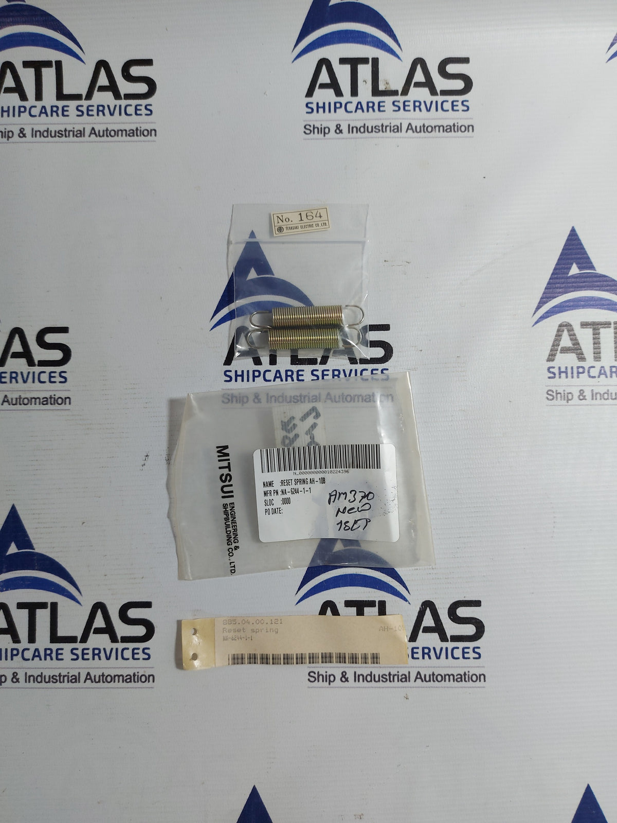 TERASAKI ELECTRIC 885.04.00.121 RESET SPRING AH-10B