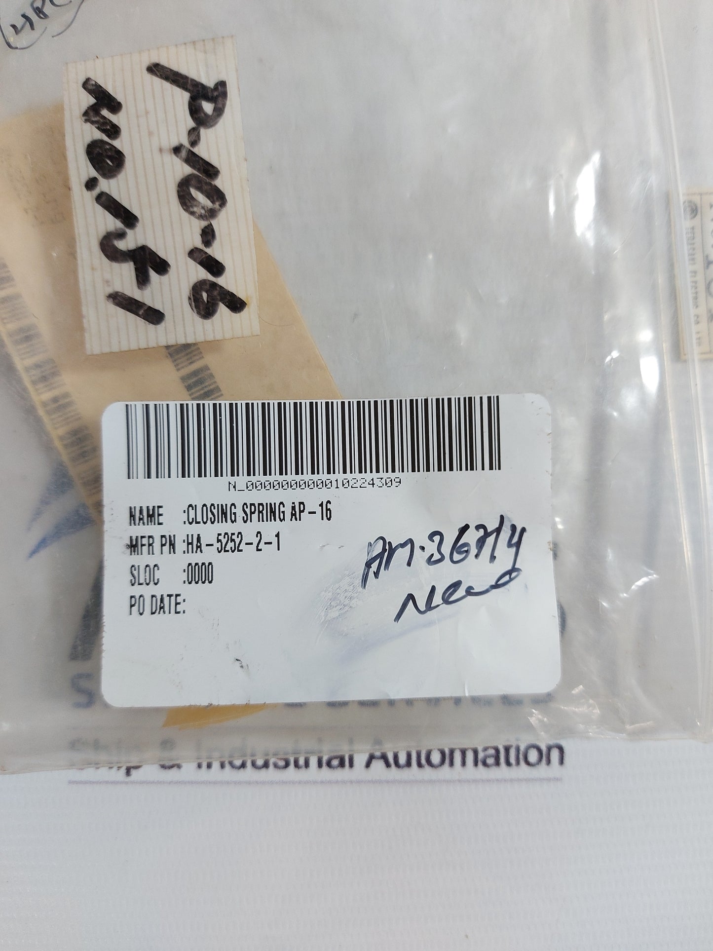 TERASAKI ELECTRIC COSING SPRING AP-16