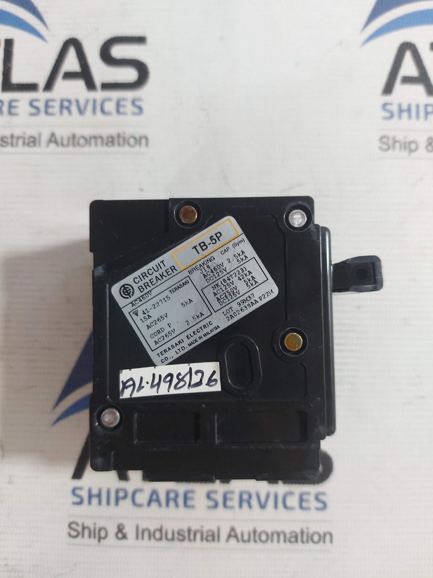 TERASAKI ELECTRIC TB-5P CIRCUIT BREAKER 15A AC460V