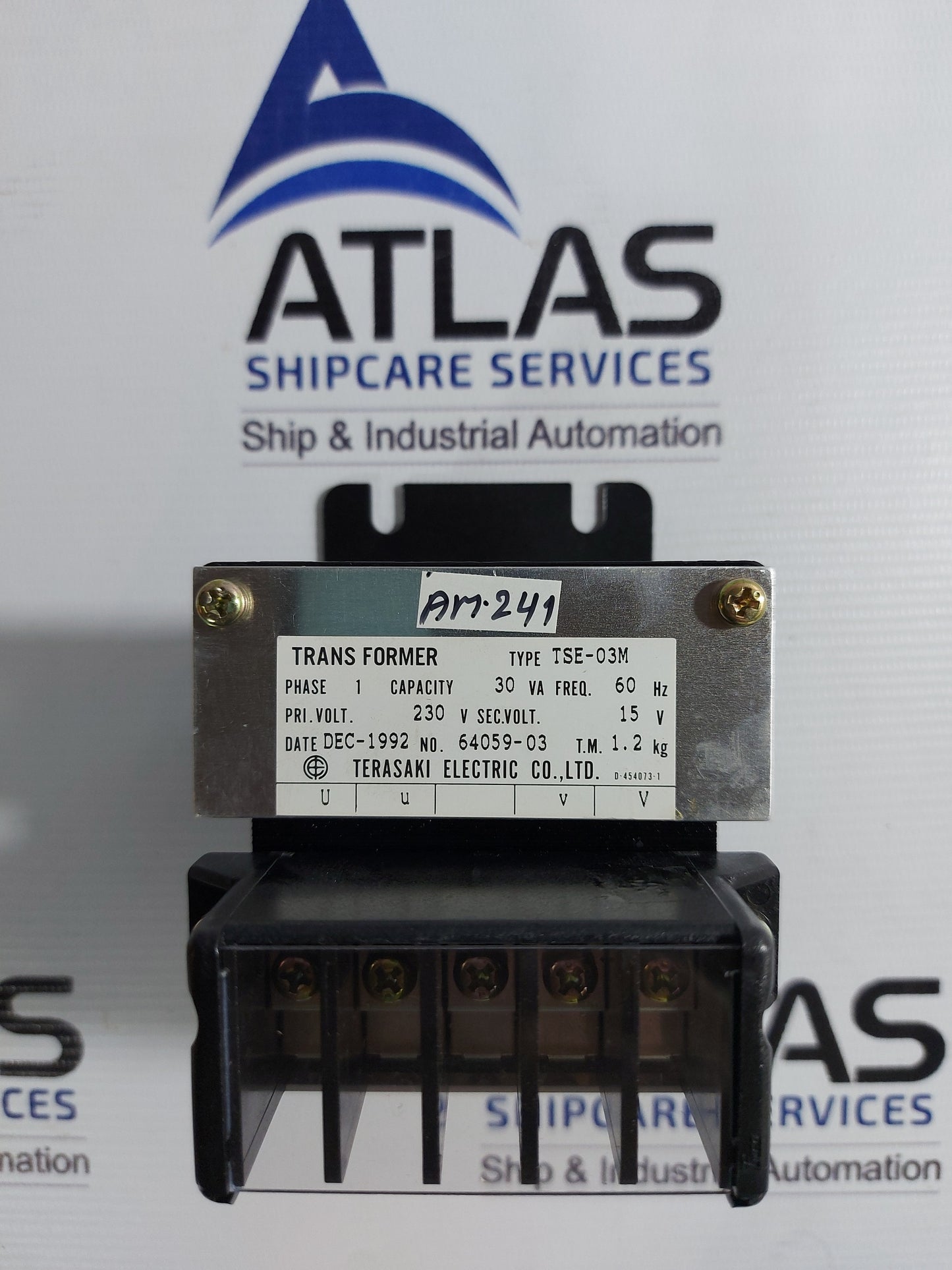 TERASAKI ELECTRIC TSE-03M TRANSFORMER PHASE 1 CAPACITY 30VA