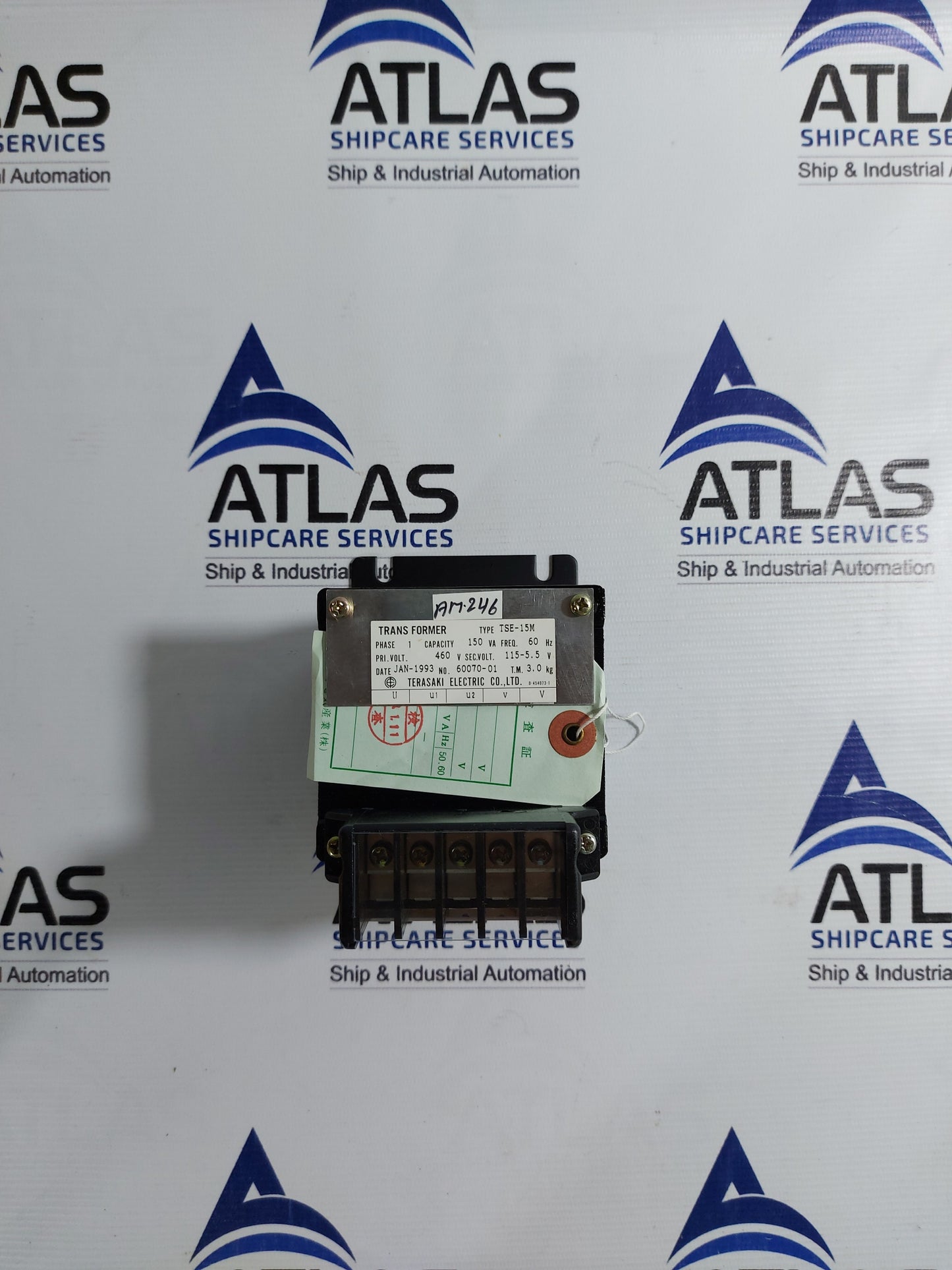 TERASAKI ELECTRIC TSE-15M TRANSFORMER PHASE 1 CAPACITY 150VA
