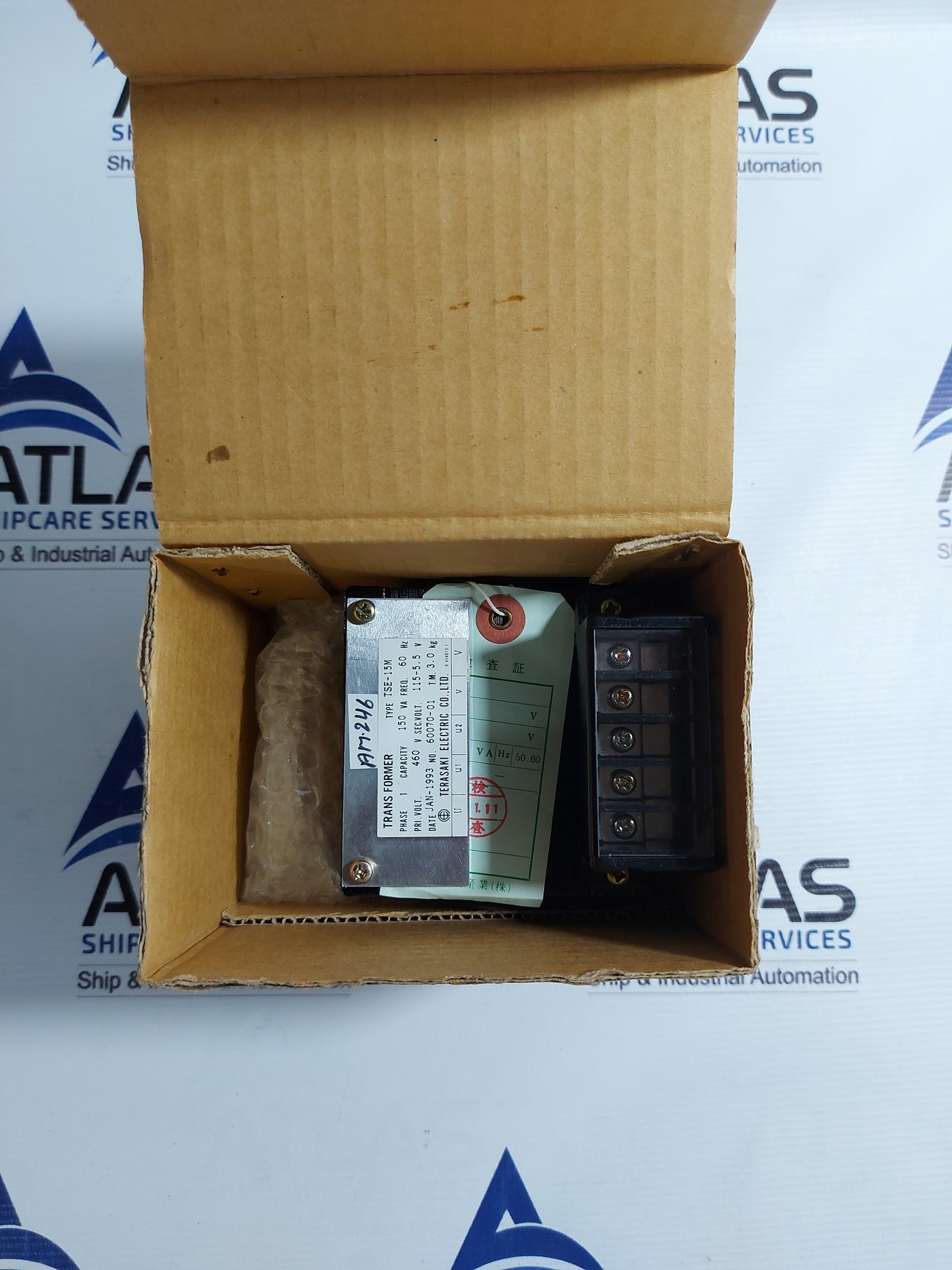 TERASAKI ELECTRIC TSE-15M TRANSFORMER PHASE 1 CAPACITY 150VA