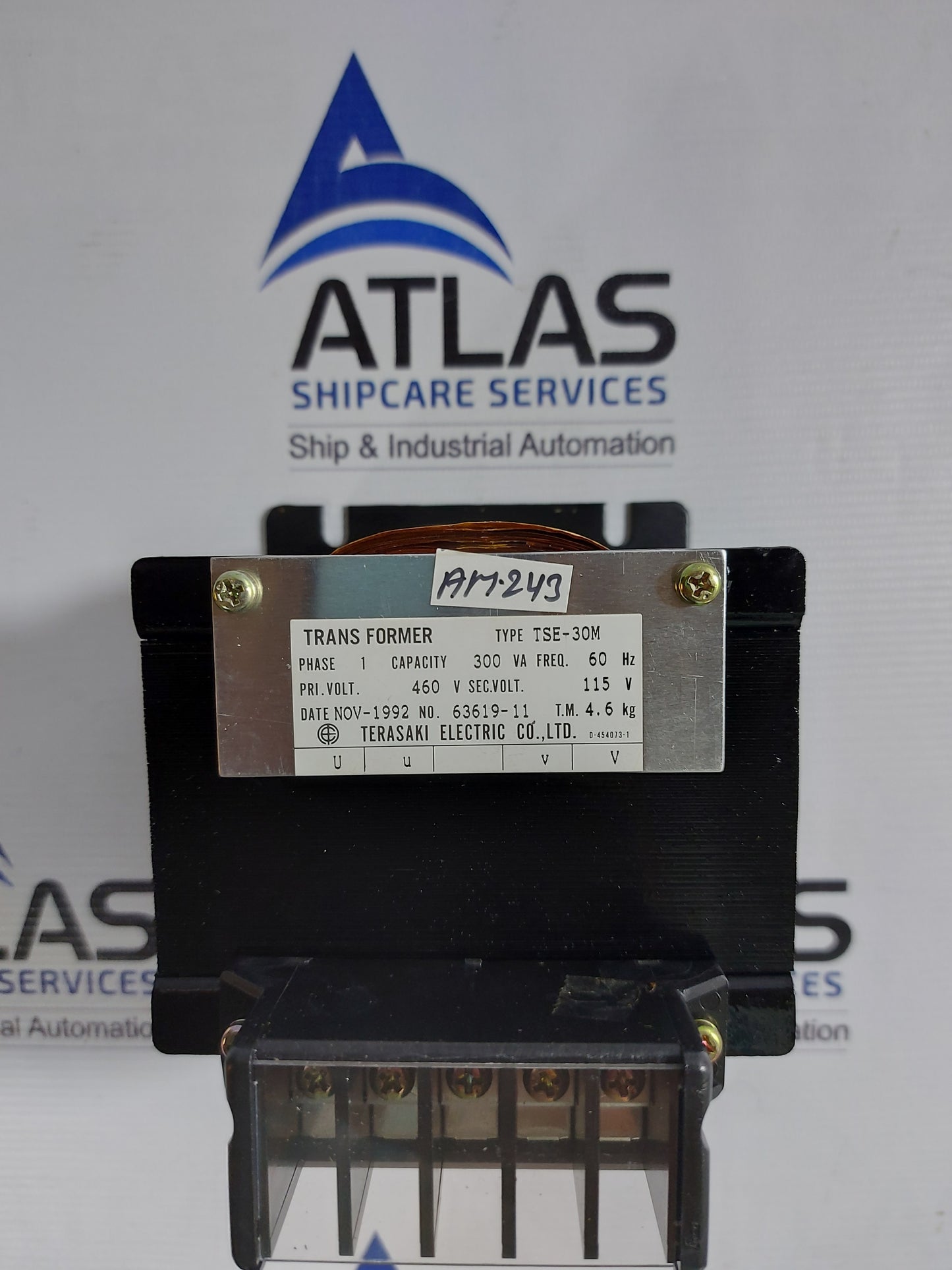 TERASAKI ELECTRIC TSE-30M TRANSFORMER PHASE 1 CAPACITY 300VA
