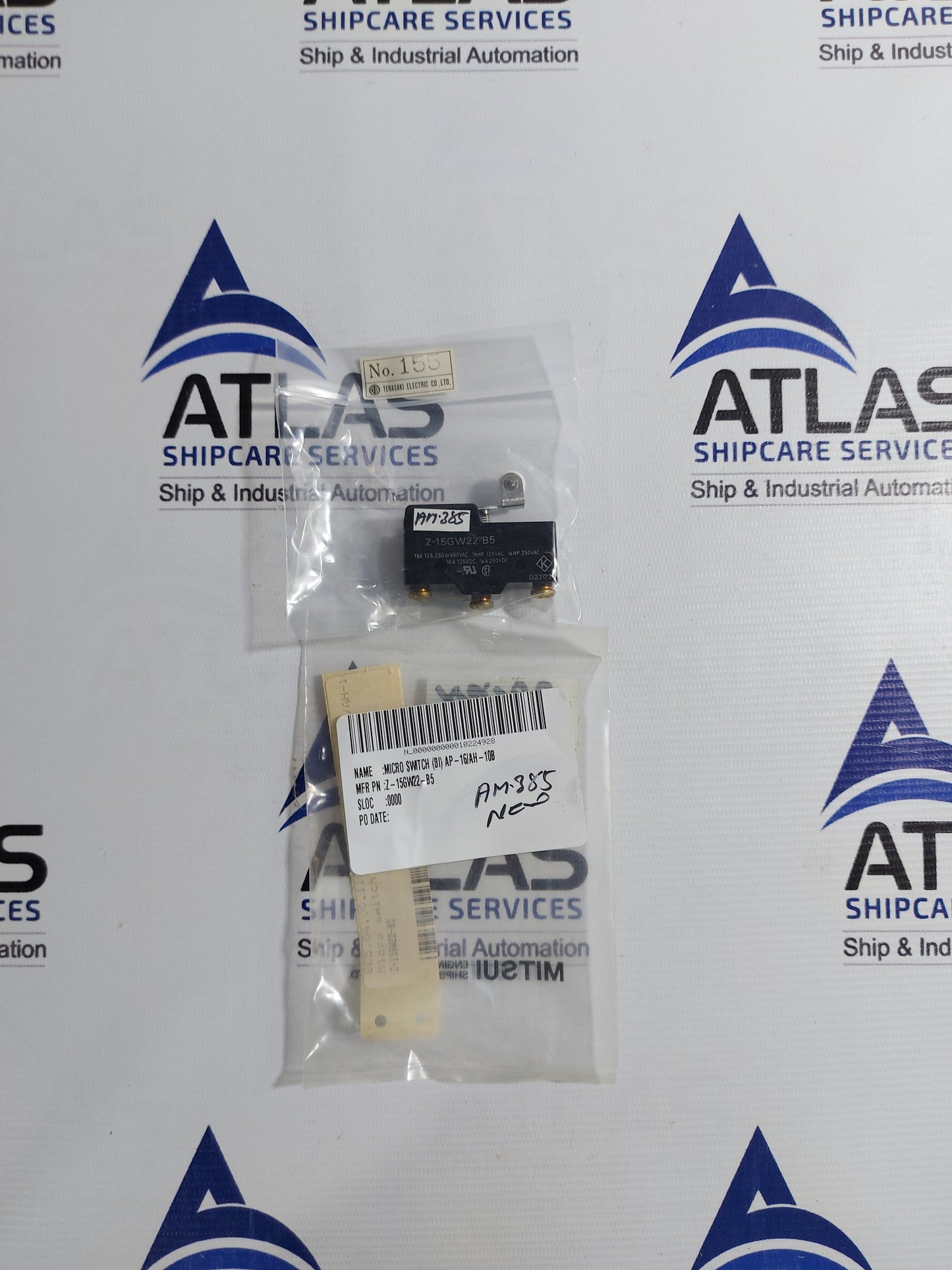 TERASAKI ELECTRIC Z-15GW22-B5 GENERAL-PURPOSE BASIC MICRO SWITCH