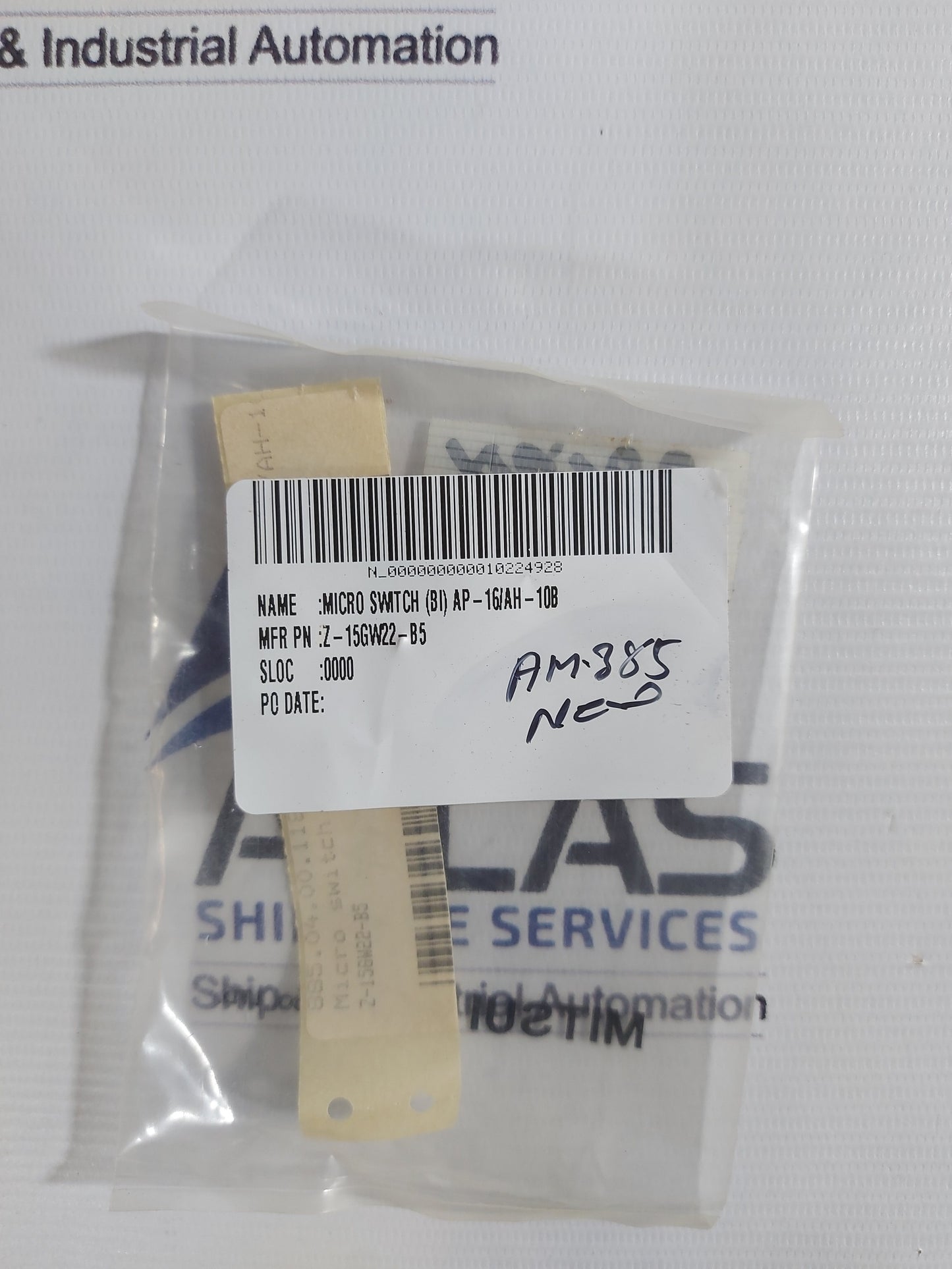 TERASAKI ELECTRIC Z-15GW22-B5 GENERAL-PURPOSE BASIC MICRO SWITCH