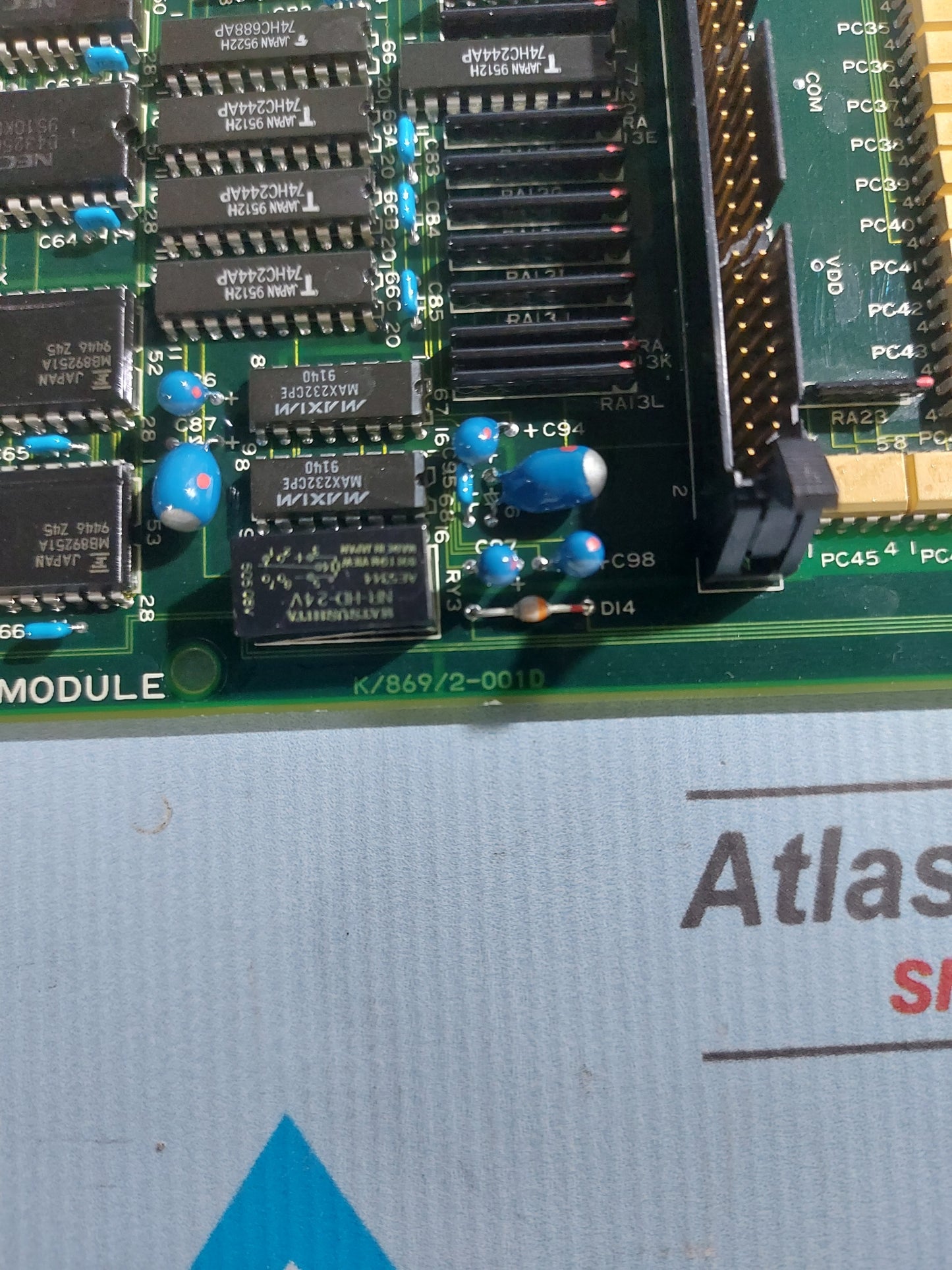TERASAKI EMB-3101 CPU MODULE K/869/2-001D