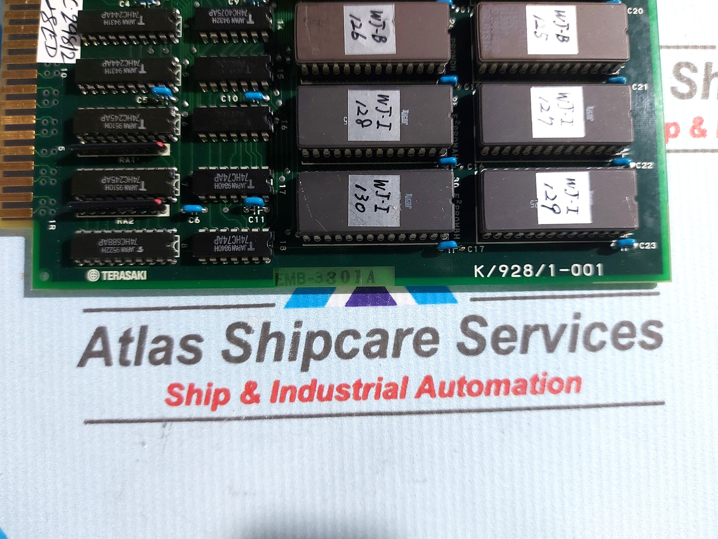 TERASAKI EMB-3301A MEMORY MODULE PCB CARD K/928/1-001