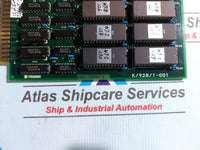 TERASAKI EMB-3301A MEMORY MODULE PCB CARD K/928/1-001