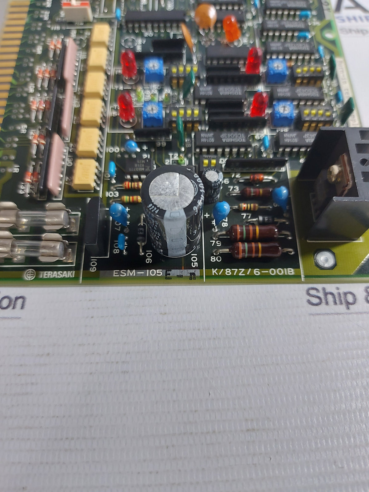 TERASAKI ESM-105E-N STARTER MODULE PCB CARD K/87Z/6-001B