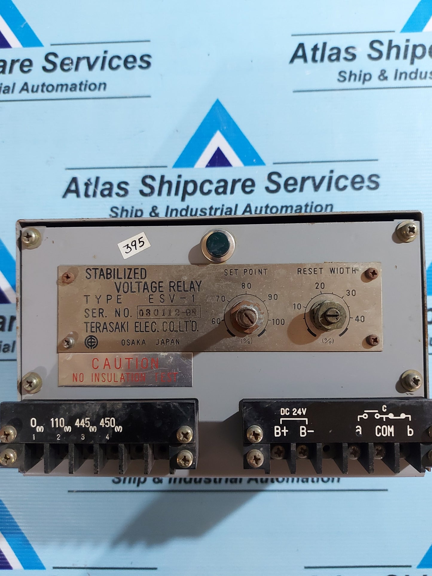 TERASAKI ESV-1 STABILIZED VOLTAGE RELAY