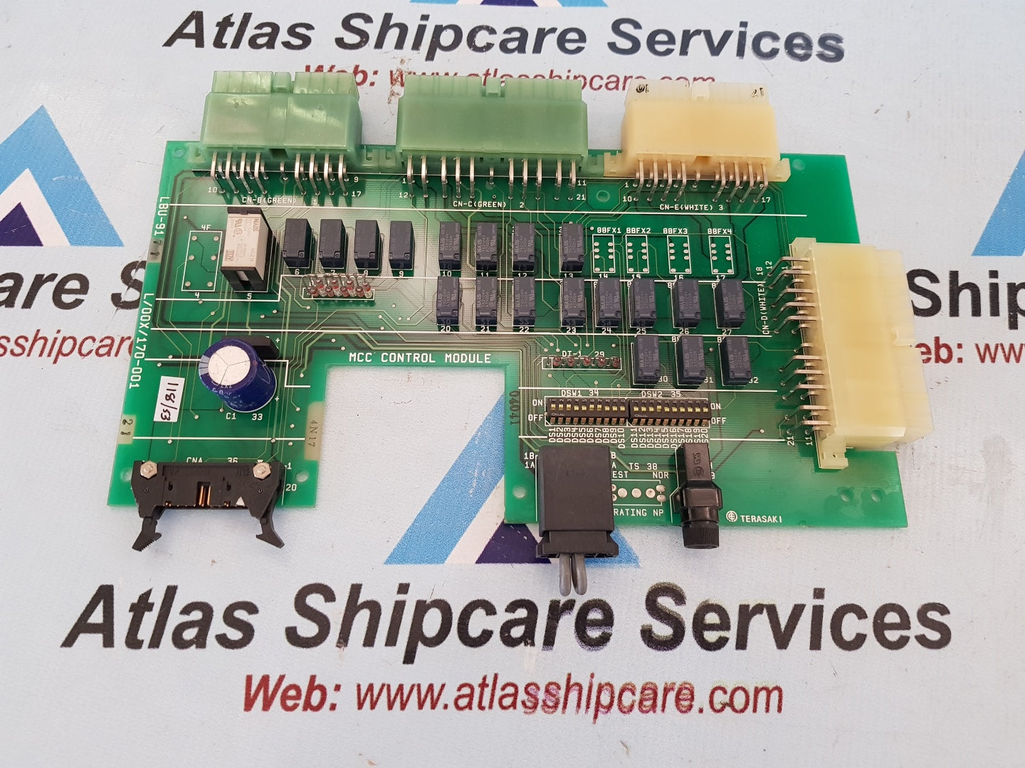 TERASAKI LBU-9171 MCC CONTROL MODULE PCB CARD – Atlas Shipcare Services