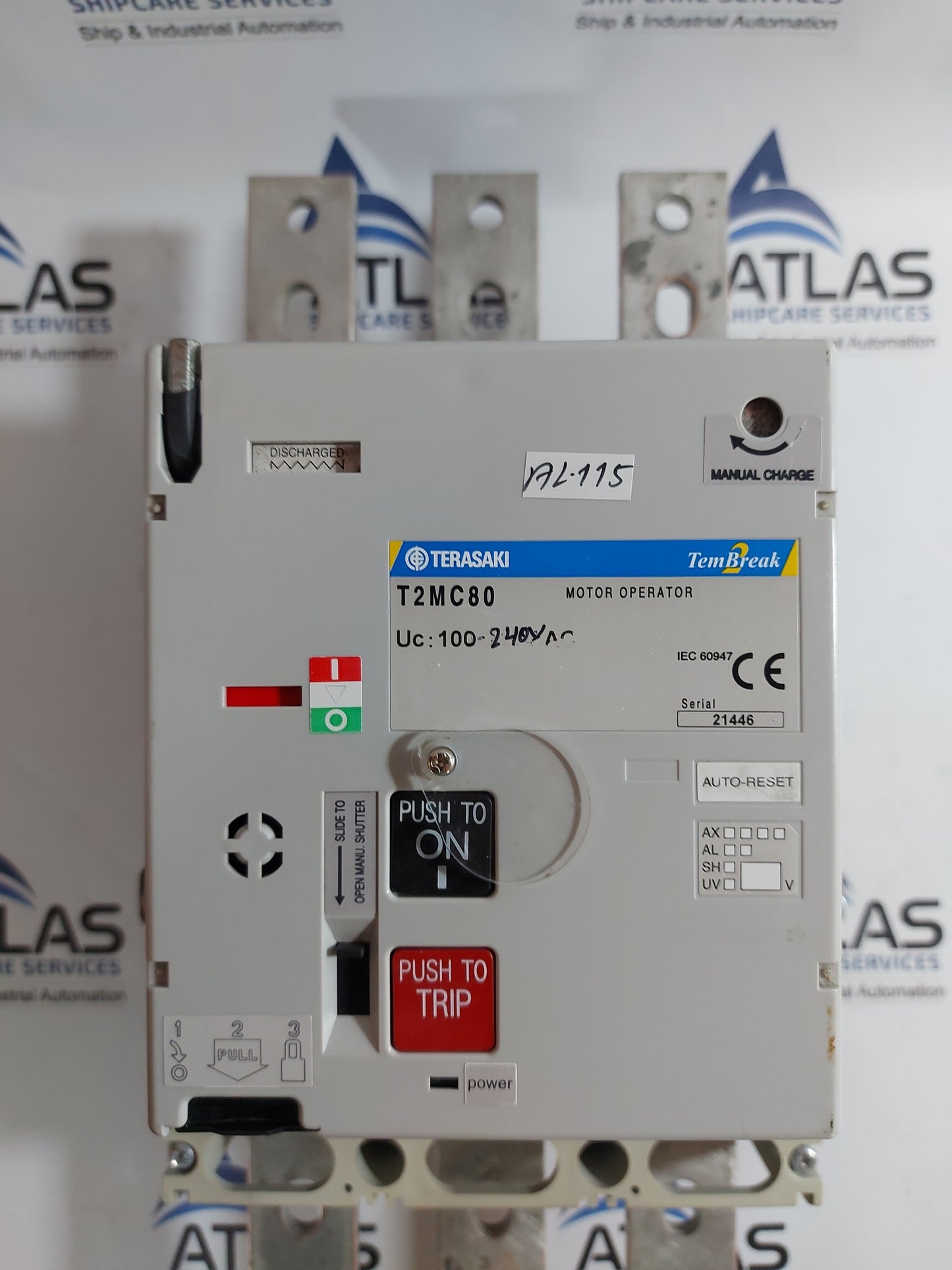 TERASAKI TEM2BREAK T2MC80 MOTOR OPERATOR 100-240VAC