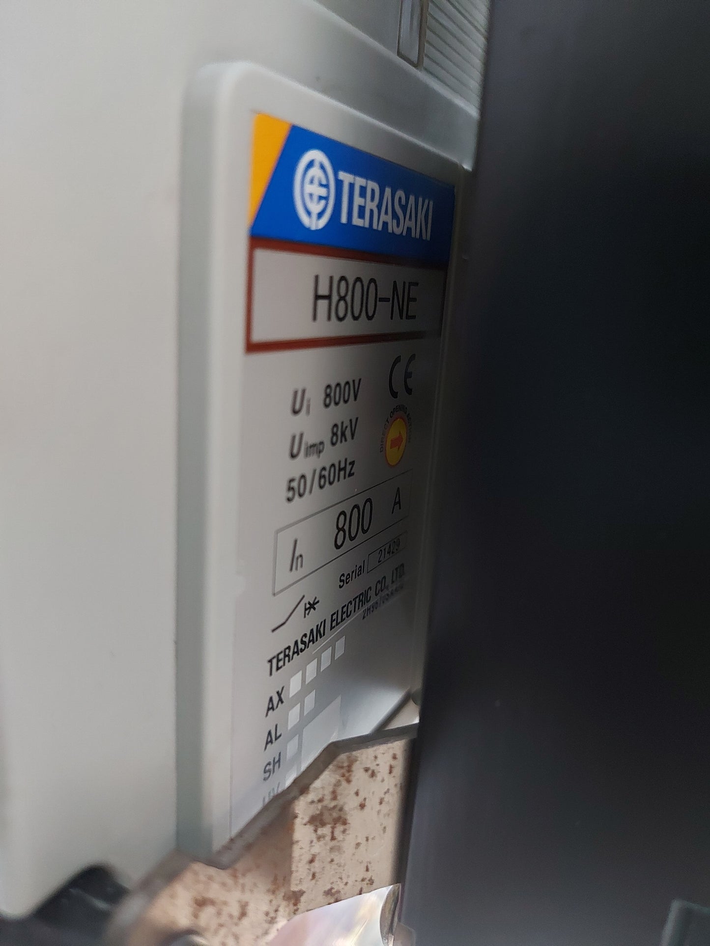 TERASAKI TEM2BREAK T2MC80 MOTOR OPERATOR 100-240VAC