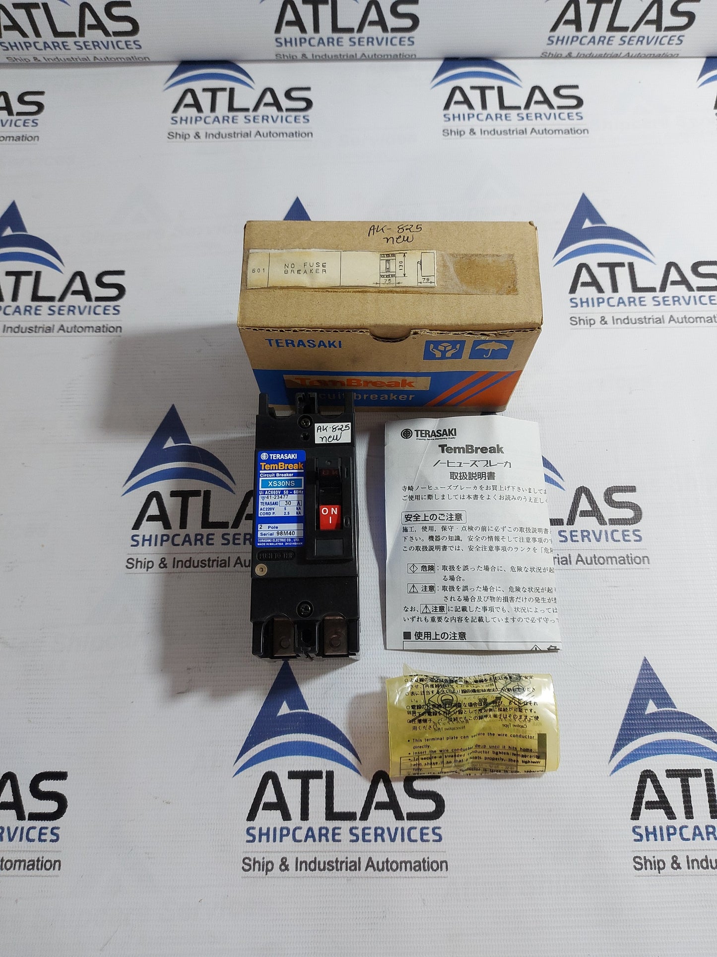 TERASAKI TEMBREAK XS30NS CIRCUIT BREAKER 2 POLE 30A