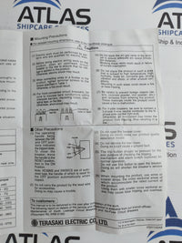 TERASAKI TEMBREAK XS30NS CIRCUIT BREAKER 2 POLE 30A