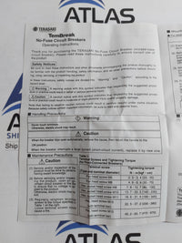 TERASAKI TEMBREAK XS30NS CIRCUIT BREAKER 2 POLE 30A