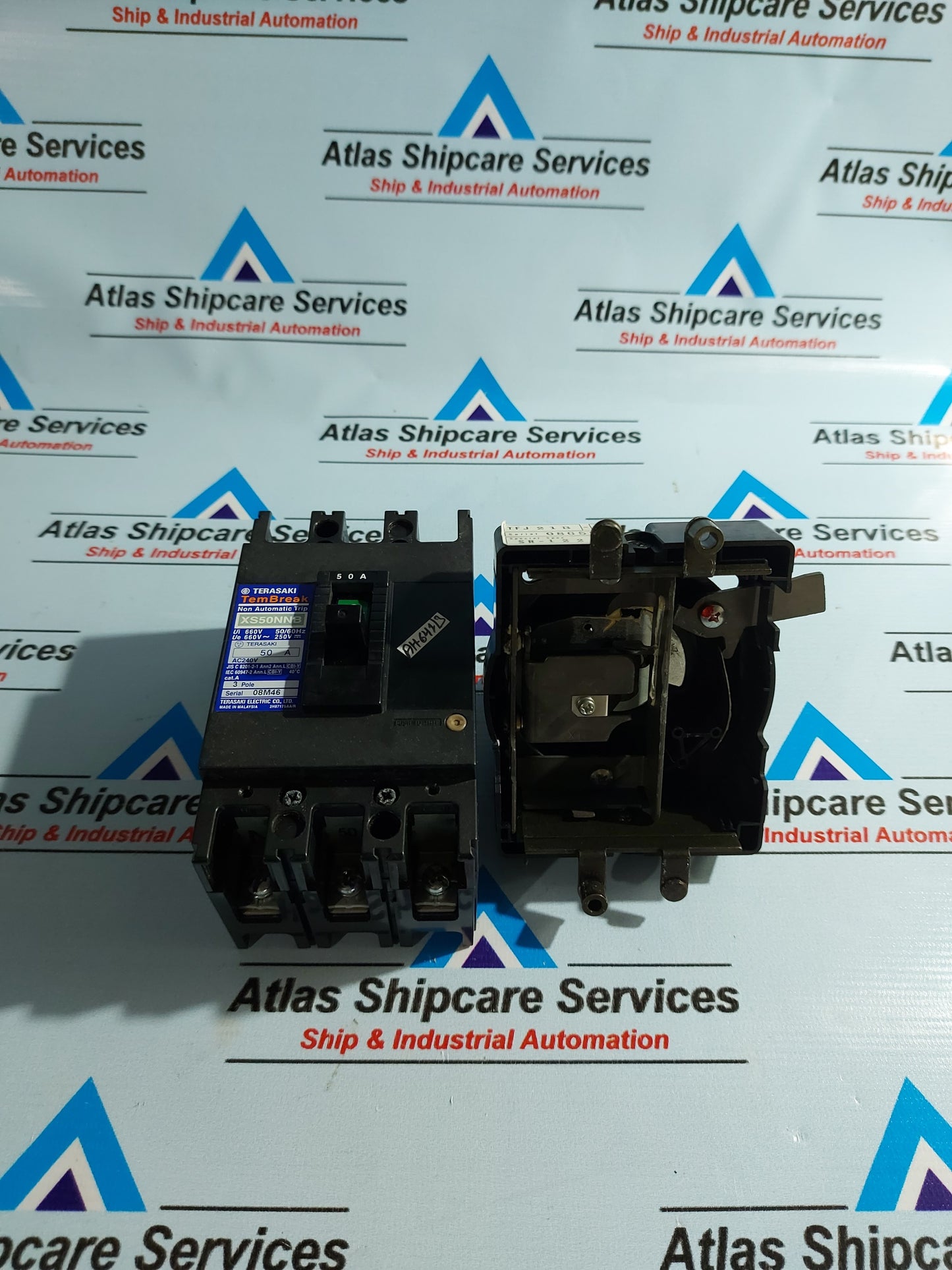 TERASAKI TEMBREAK XS50NNB 3 POLE CIRCUIT BREAKER 50A AC240V