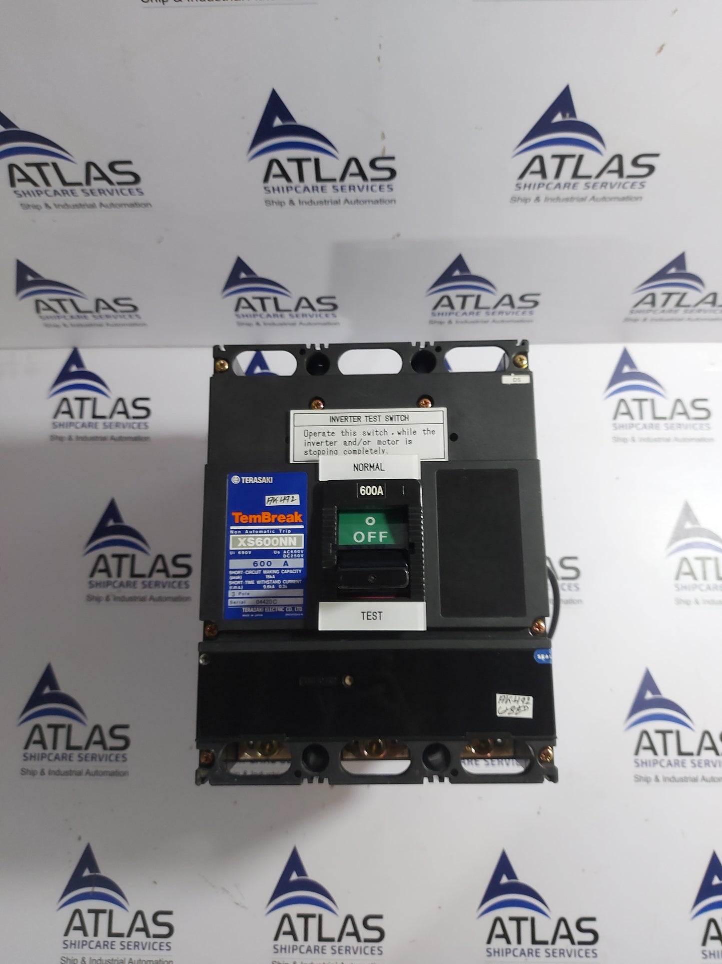 TERASAKI TEMBREAK XS600NN CIRCUIT BREAKER 3 POLE 600A