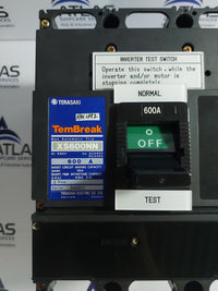 TERASAKI TEMBREAK XS600NN CIRCUIT BREAKER 3 POLE 600A