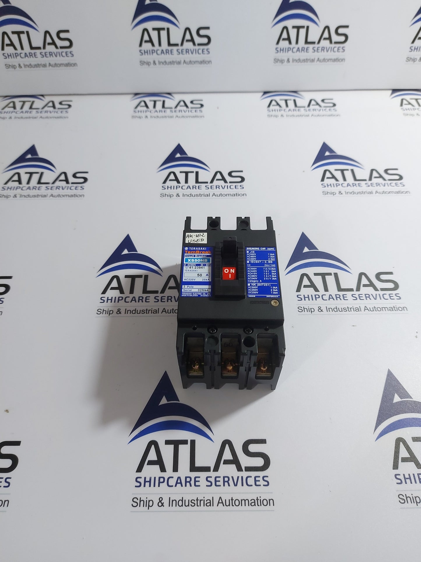 TERASAKI XS50NB TEMBREAK CIRCUIT BREAKER 3 POLE 50A