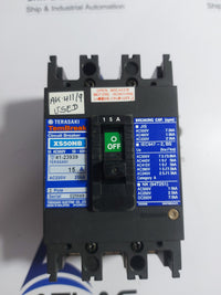 TERASAKI XS50NB TEMPOWER CIRCUIT BREAKER 3 POLE 15A