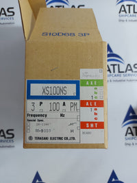 TERASAKI TEMBREAK XS100NS 100A CIRCUIT BREAKER 3 POLE