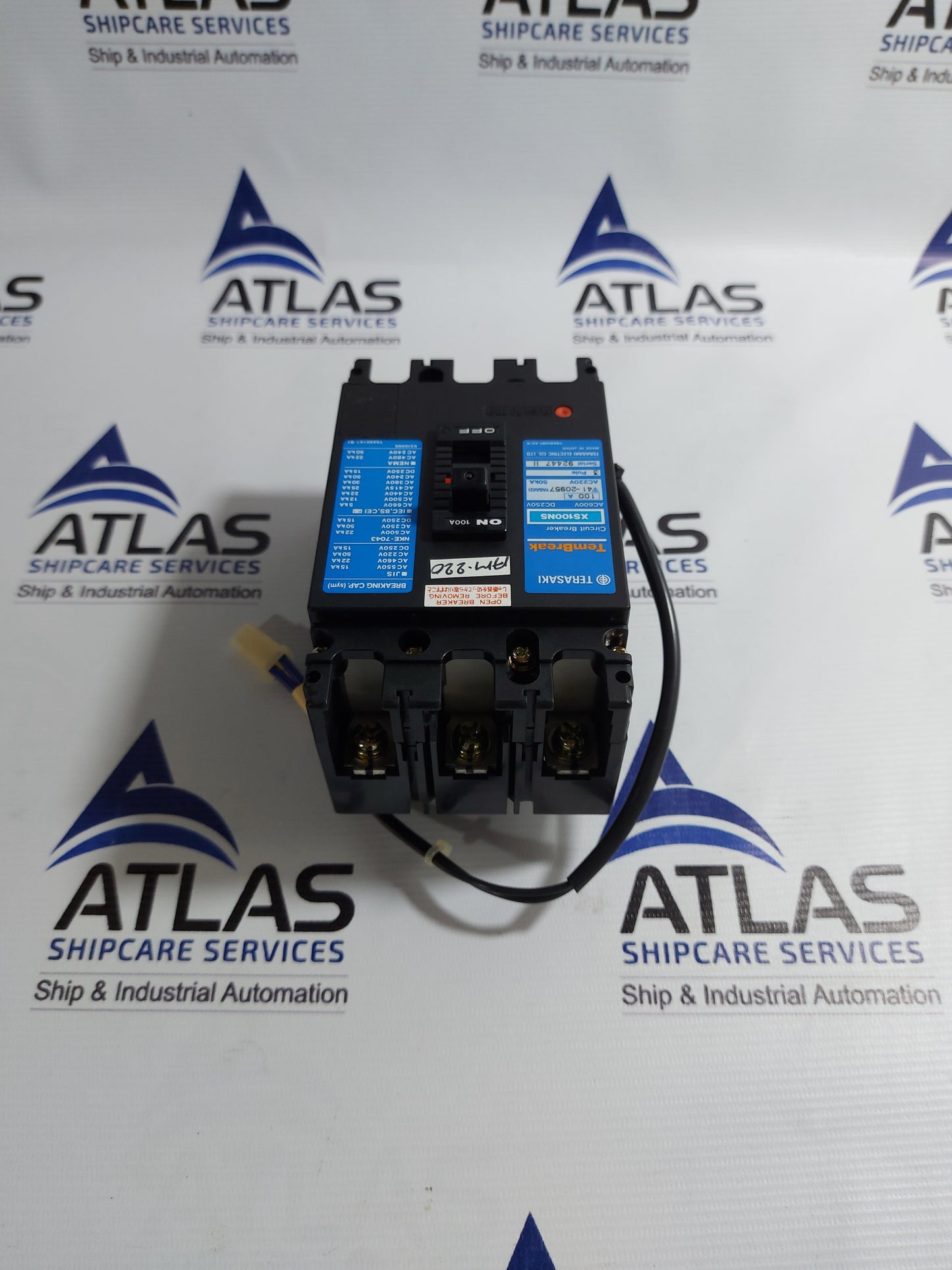 TERASAKI TEMBREAK XS100NS 100A CIRCUIT BREAKER 3 POLE