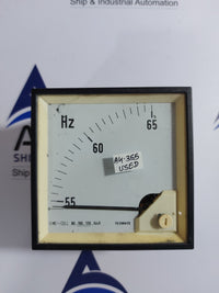 TEXMATE 55-65Hz FREQUENCY METER 80-144V