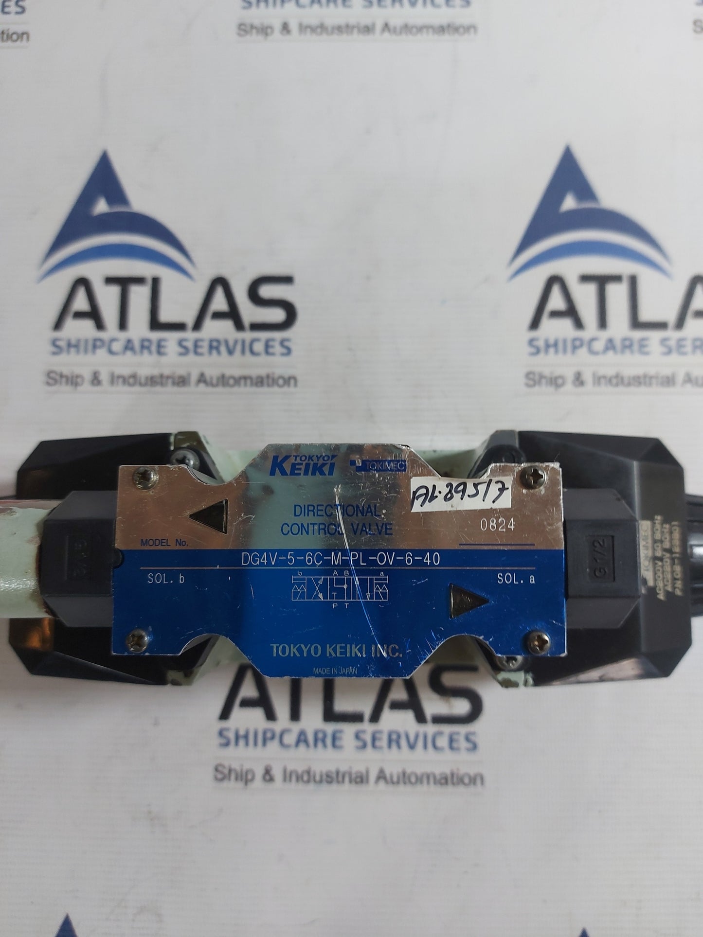 TOKYO KEIKI DG4V-5-6C-M-PL-OV-6-40 DIRECTIONAL CONTROL VALVE
