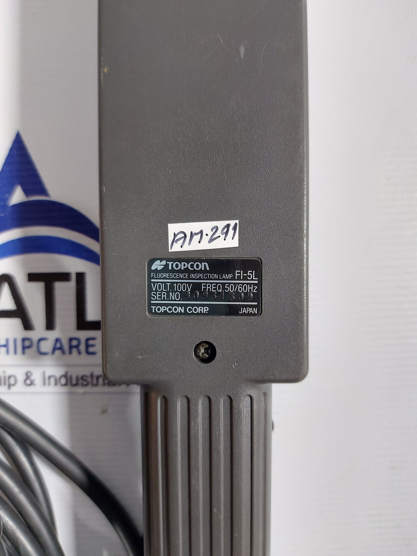 TOPCON FI-5L FLOURESCENCE INSPECTION LAMP TEST TOOL 50/60Hz