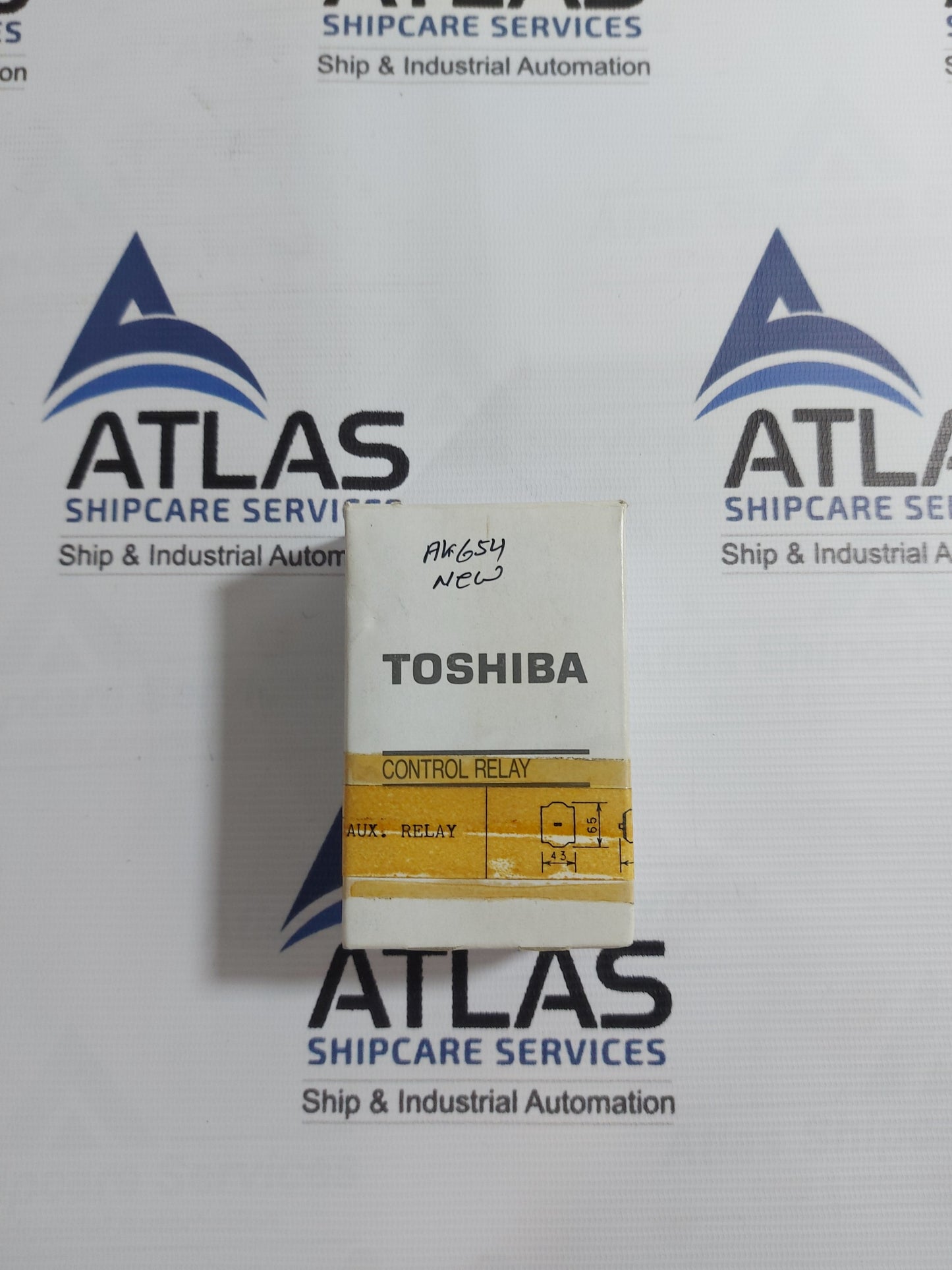 TOSHIBA A8A-44 CONTROL RELAY 100V-50Hz 100-110V-60Hz