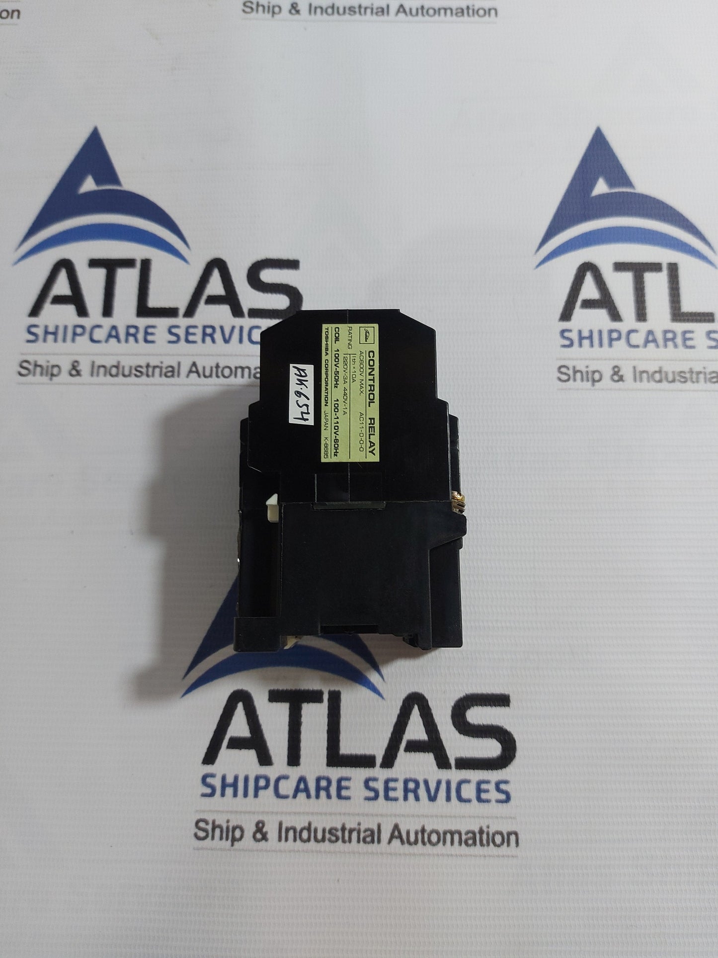 TOSHIBA A8A-44 CONTROL RELAY 100V-50Hz 100-110V-60Hz