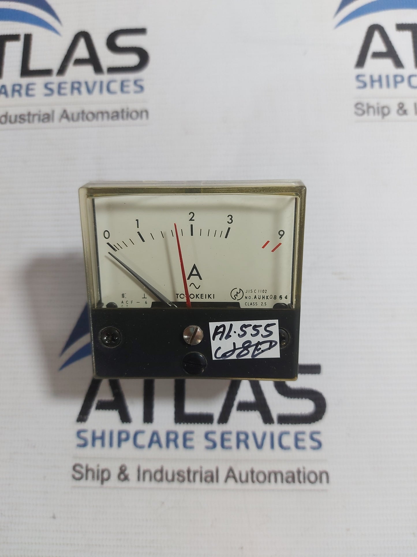 TOYOKEIKI ACF-6 AMPERE METER 0-9A