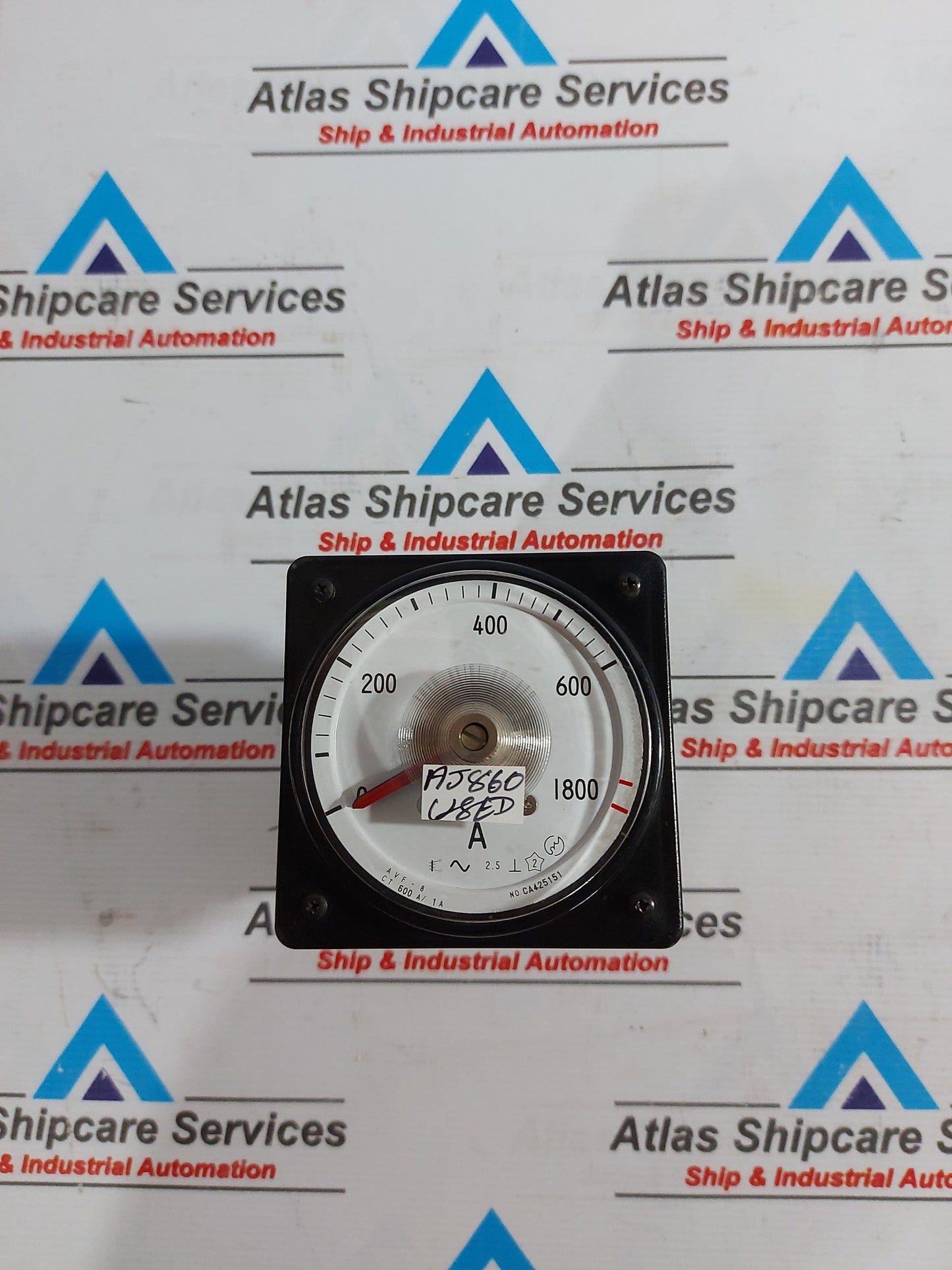 TOYO KEIKI AVF-8 PANEL METER 0-1800A