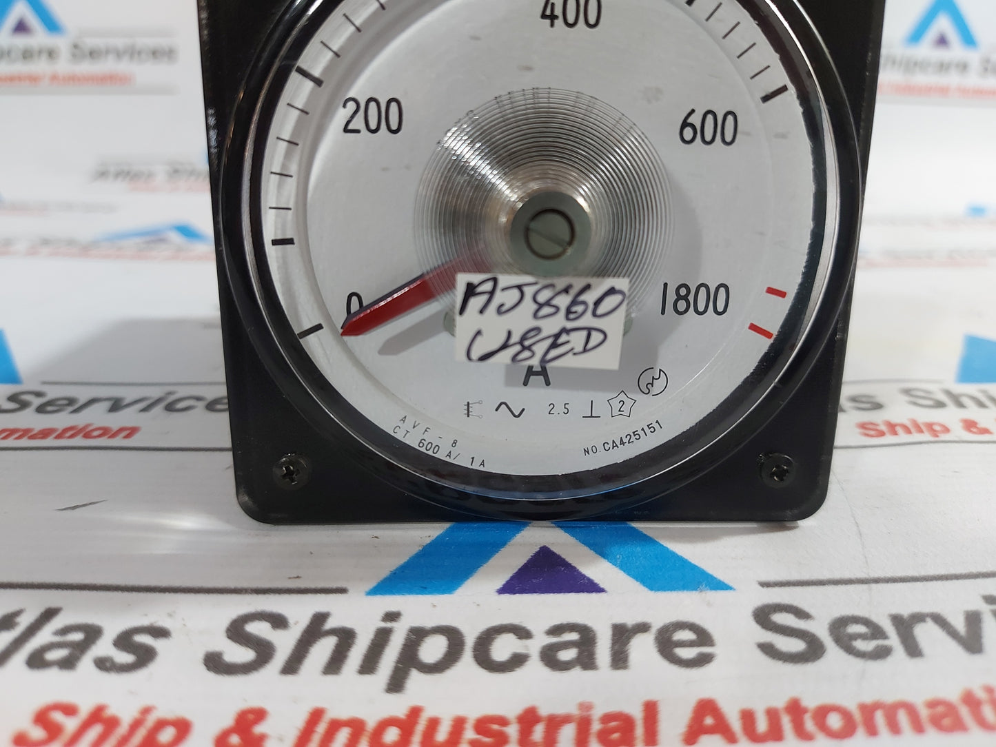 TOYO KEIKI AVF-8 PANEL METER 0-1800A