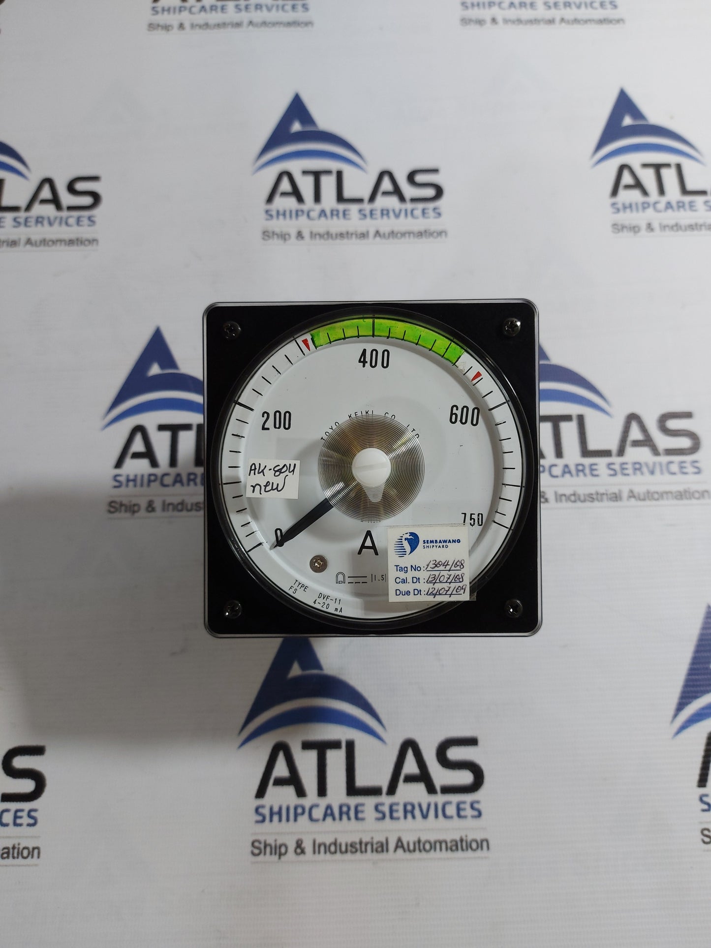 TOYO KEIKI DVF-11 METER 0-750A