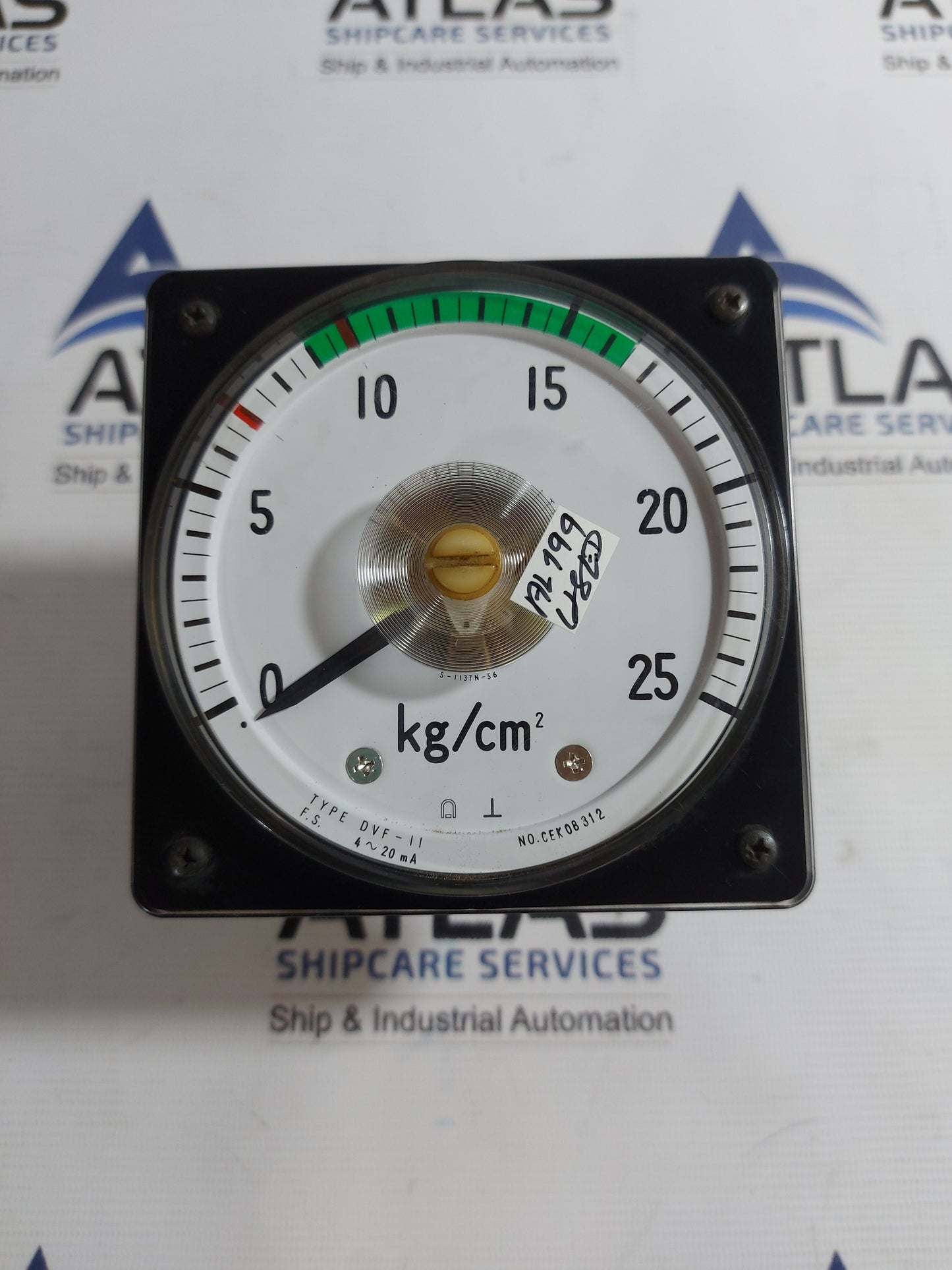 TOYO KEIKI DVF-11 PRESSURE INDICATOR 0-25 Kg/cm2